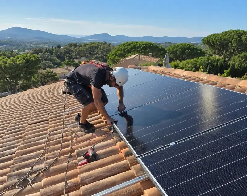 Installateur panneaux solaires Cailhavel — pose photovoltaïque sur toiture