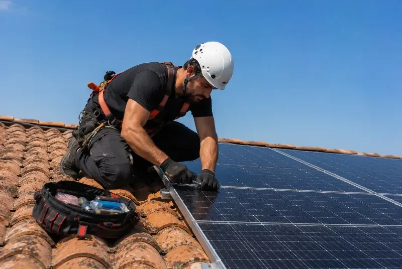 Maintenance et monitoring de panneaux solaires à Cailhavel