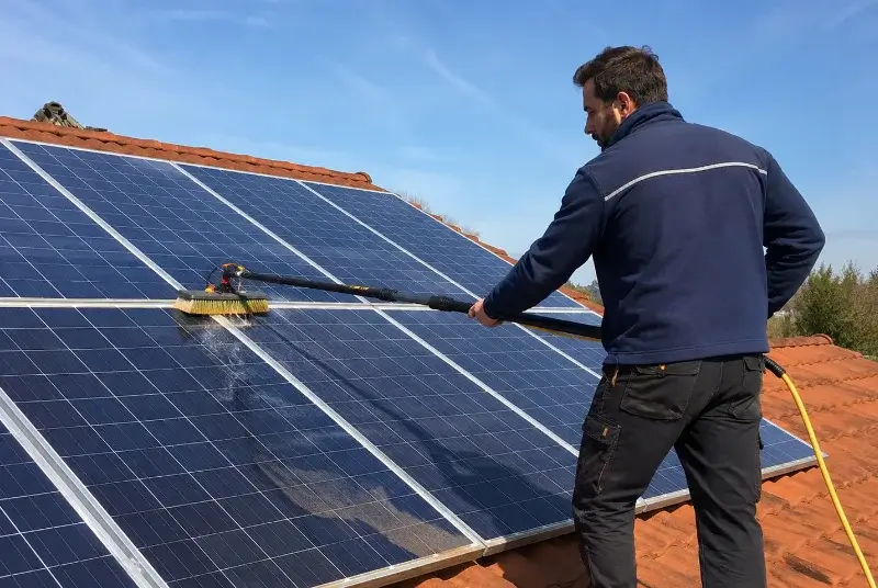 Nettoyage et entretien de panneaux solaires à Cailhavel