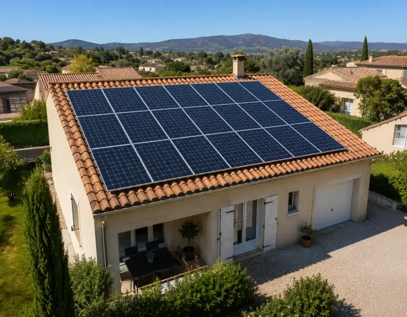 Prime à l'autoconsommation panneaux solaires Cailhavel — aide financière de l'État